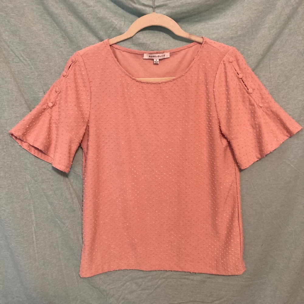 Rose+Olive Top